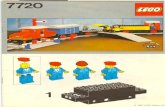 Lego manual #7720: Train Set (excerpt, 1980)