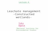 Leachate management of Constructed wetlands_Yuka Ogata_National Institute for Environmental Studies