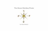 The Brave Monkey Pirate -- Children's Book