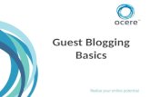 Guest Blogging Basics
