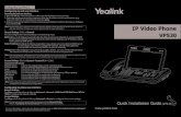 Quick Install Yealink Vp530 En