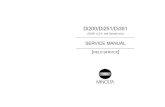 Minolta Di200 Di251 Di351 - Service Manual