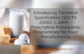 Introduction to Technical Specification ISO 22002
