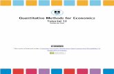 Introduction to Econometrics, Tutorial (7)