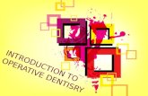Introduction to operative dentistry