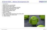 Android NDK - Native Development Toolkit