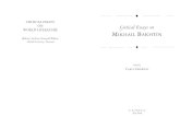 Caryl Emerson (Ed.) - Critical Essays on Mikhail Bakhtin