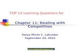 Chapter 11 dealing with competition labrador