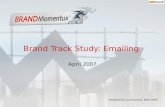 Brand Track Report - Emailing Category  March 2007