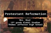Protestant reformation