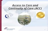 Access to care and continuity of care