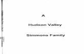A Hudson Valley Simmons Family Part 1