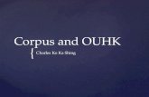 Corpus and OUHK