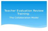 Teacher evaluation review training5