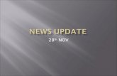 News update 27 nov