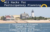 Interactive Climate Change Scenario Planning using CommunityViz and other Low Cost Tools