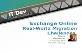 Exchange online real world migration challenges