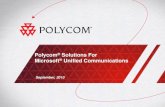 Polycom Microsoft Alliance
