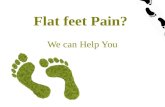 Flat Feet Pain? We can Help You