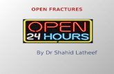 Managment of Open fractures