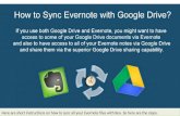 Sync Evernote and Google Drive