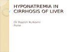 Hyponatremia in cirrhosis of liver  indore pedicon 2014