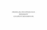 MEDICAL TECHNOLOGY DIVISION STUDENT HANDBOOK
