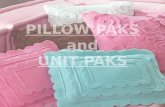 Pillow packs and unit paks