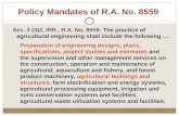 Policy Mandate of R.a. 8559