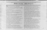 Repairing Electric Motors