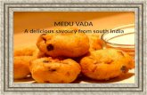 Medu vada a delicious savoury from south india