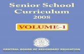 Cbse Syllabus for Class 11 and 12 for 2008 Main Subjects