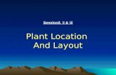 2. 2 .a & 2. 2.b Plant Location and Layout