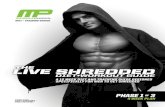 Live Shredded 12 Week 3 Phase Diet + Workout Guide by MusclePharm