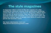 The style magazines