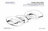 Hol Set HX35/40 Service manual