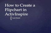 How to create a flipchart in activ inspire