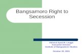 Bangsamoro Right to Secession