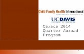 Info Session: UC Davis Quarter Abroad Oaxaca "Latino/a Health Internship Program in Mexico"