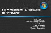 From "Username and Password" to InfoCard
