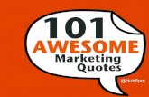 101 Marketing quotes