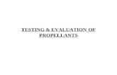 Testing of Propellant