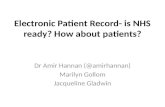 20131210 Electronic Health Records - Is the NHS ready? What about patients