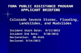 State Fema Public Assistance Slides October 2013