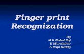 Finger Print Recognition (Rahul Raj)