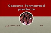 Fermented Cassava products