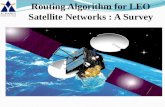Leo satellite networks
