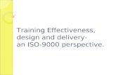 Training Effectiveness ISO 9001