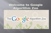 Presentation of google algorithm