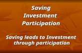 Saving Investment & Participation Islamic Banking